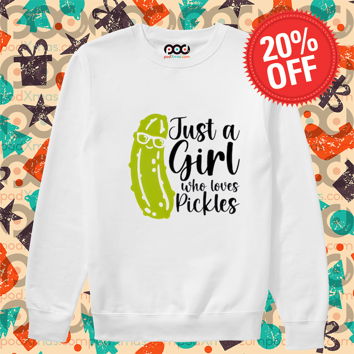 Just A Girl Who Loves Pickles 2024 Shirt