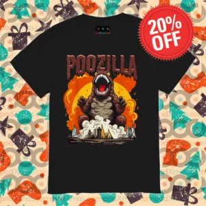 Poozilla Godzilla Destroy City 2024 Shirt