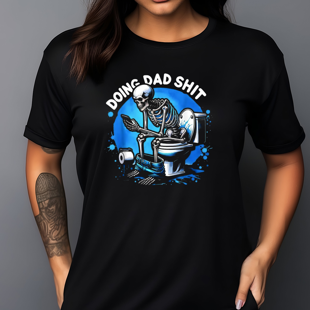 Skeleton WC Doing Dad Shit 2024 Shirt