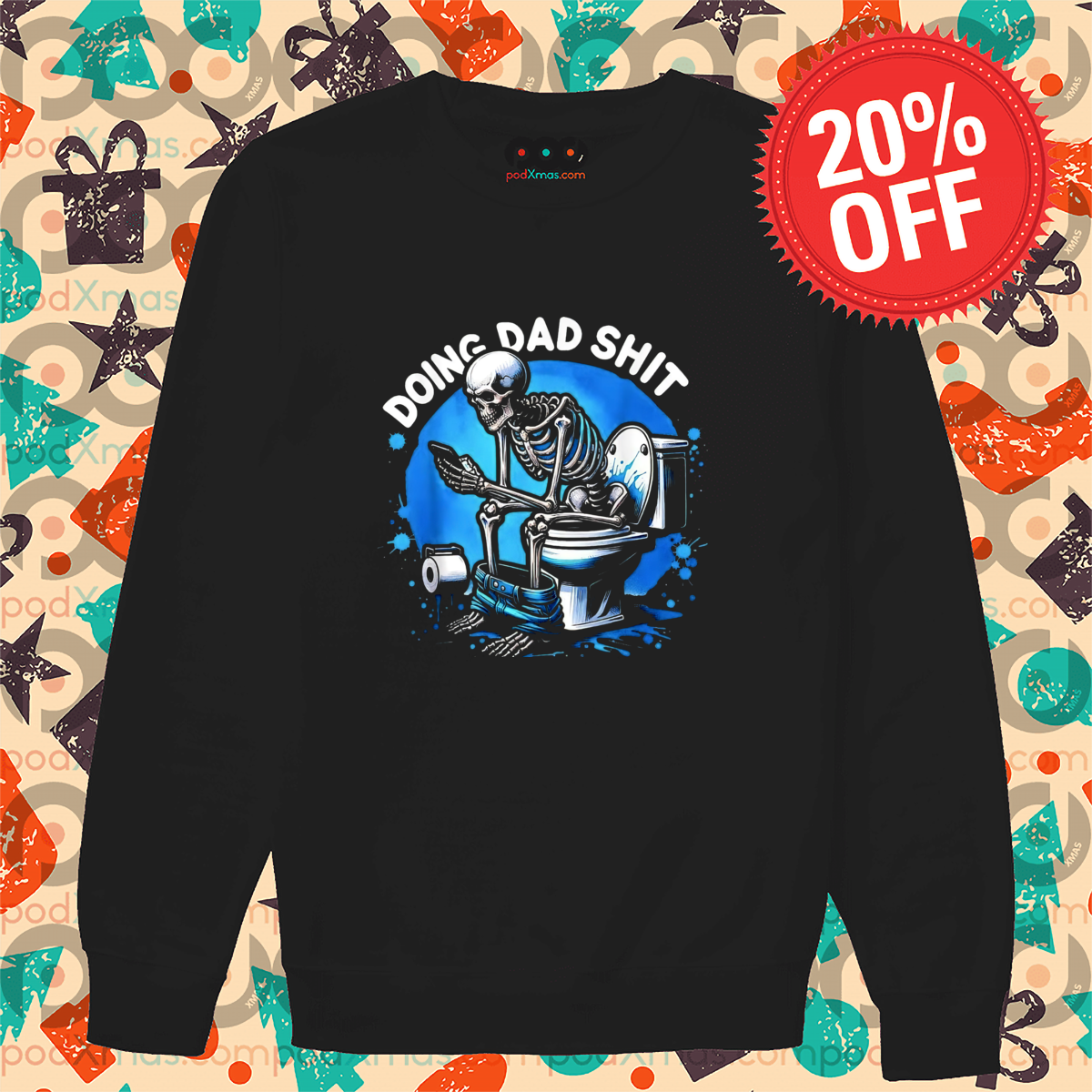 Skeleton WC Doing Dad Shit 2024 Shirt