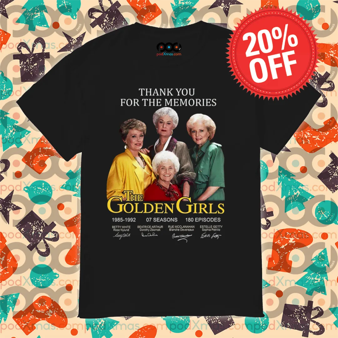 The Golden Girls Thank You For The Memories Signature 2024 Shirt