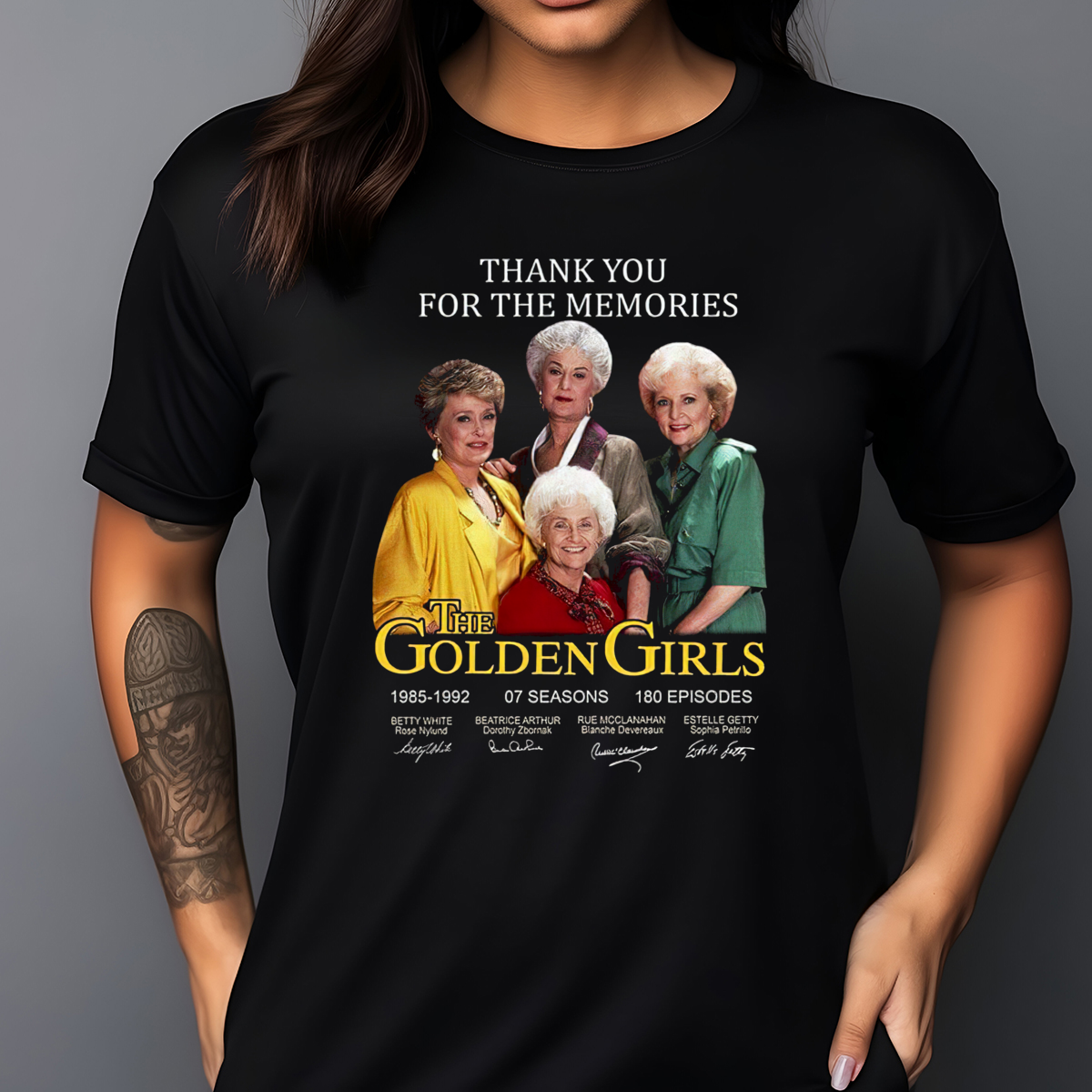 The Golden Girls Thank You For The Memories Signature 2024 Shirt