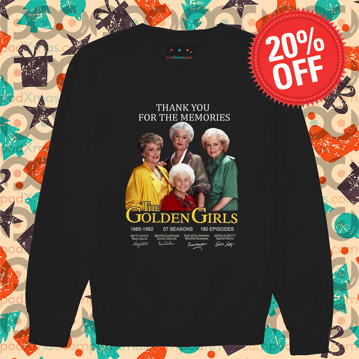 The Golden Girls Thank You For The Memories Signature 2024 Shirt