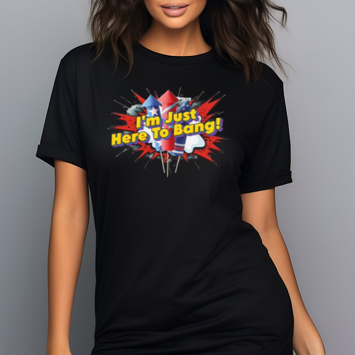 4th Of July Firework I Am Just Here To Bang 2024 Shirt