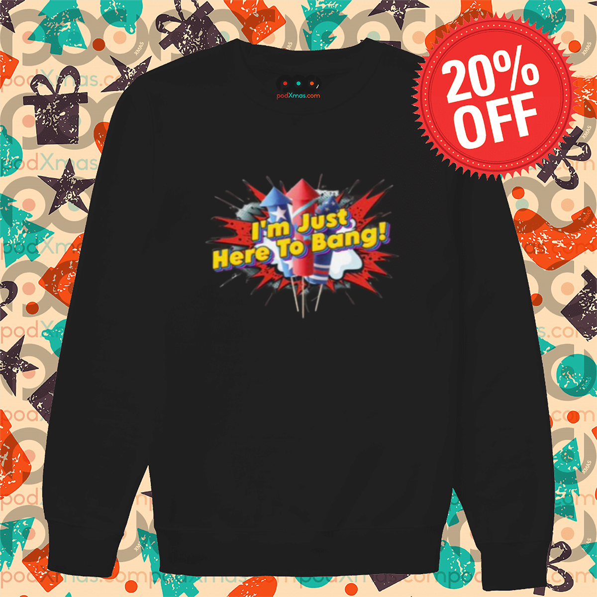 4th Of July Firework I Am Just Here To Bang 2024 Shirt