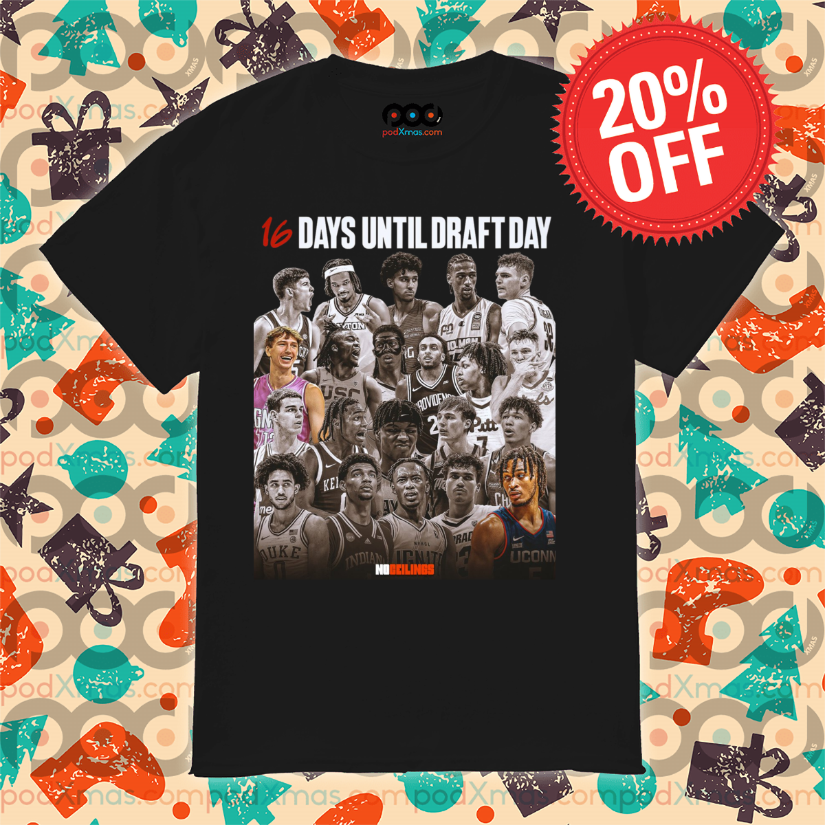 16 Days Until Draft Day 2024 Shirt