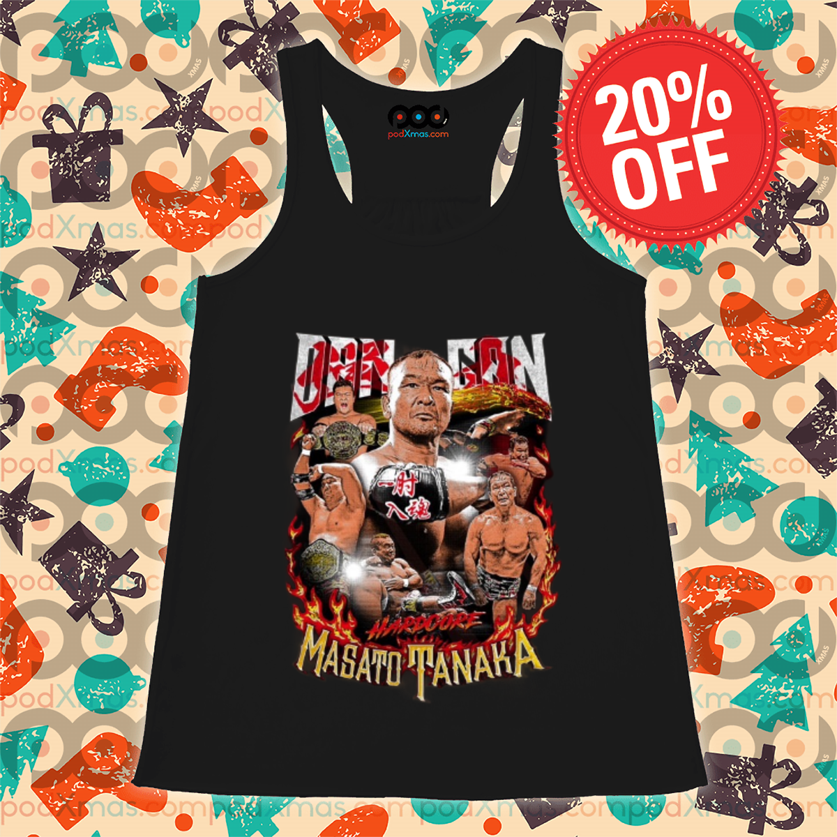 Dan Gan Masato Tanaka Hardcore Shirt
