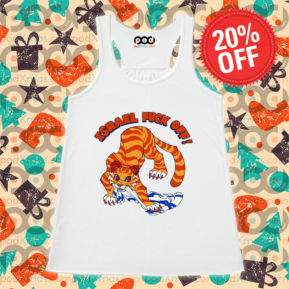 Tiger Israel Fuck Off 2024 Shirt