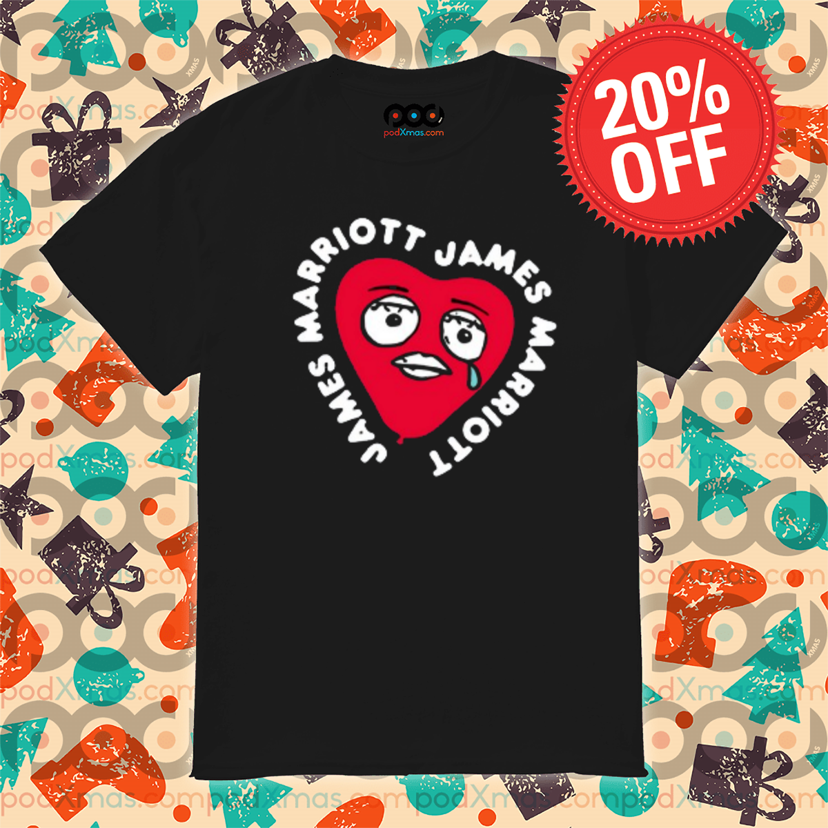 Heart James Marriott James Marriott 2024 Shirt
