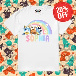 Bluey Rainbow One Sophia 2024 Shirt