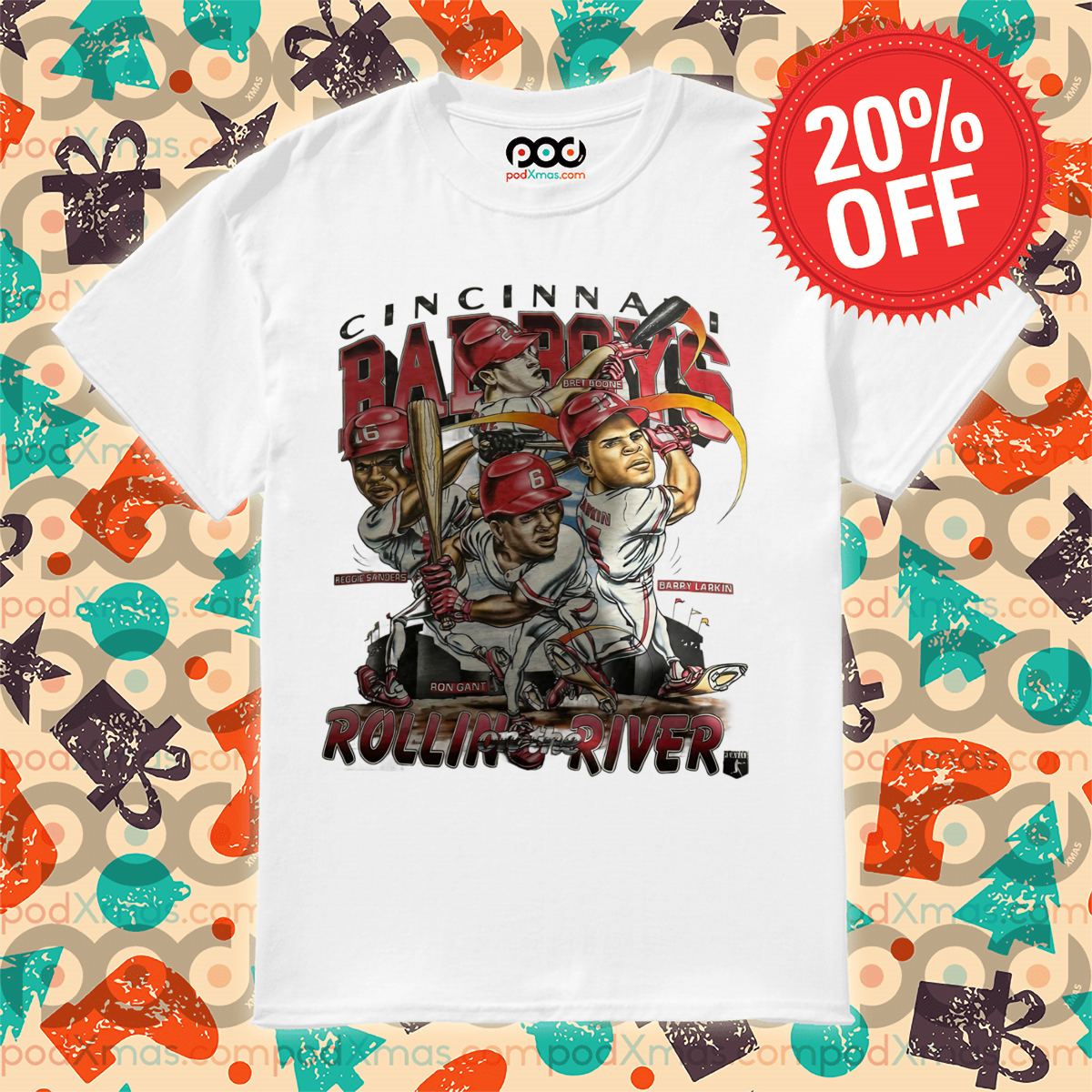 Cincinnati Baeboys Rollin On The River Shirt