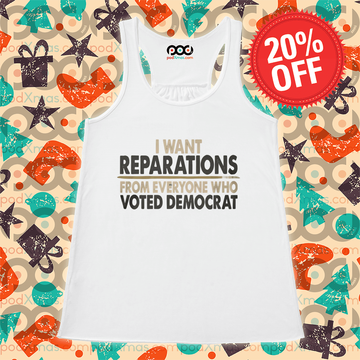 I Want Reparation From Everyone Who Voted Democrat Shirt