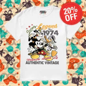 Mickey Donald Duck Scooby-Doo Living Legend 1974 Legends Never Die Shirt