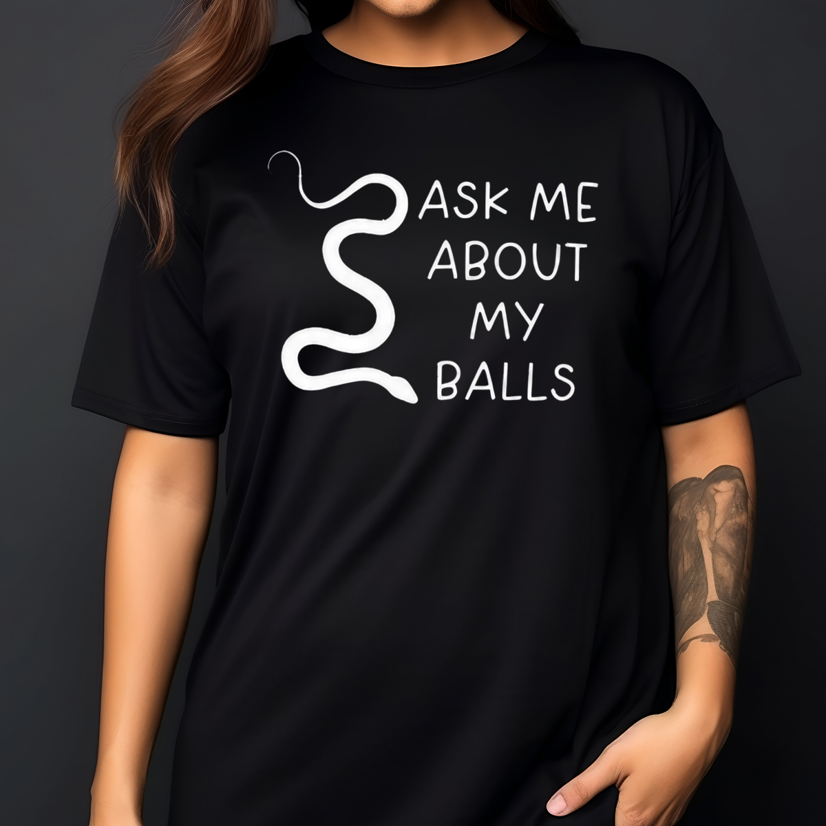 Snake Ask Me About My Balls 2024 Shirt