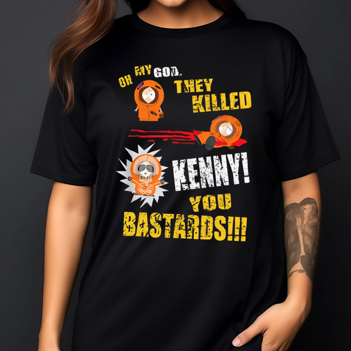 South Park Oh My God They Killed Kenny You Bastards Vintage Shirt