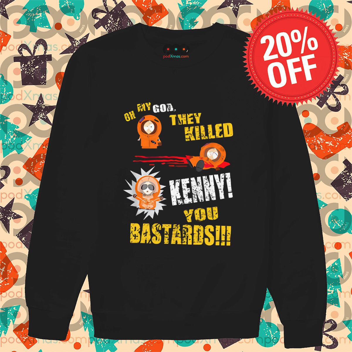 South Park Oh My God They Killed Kenny You Bastards Vintage Shirt