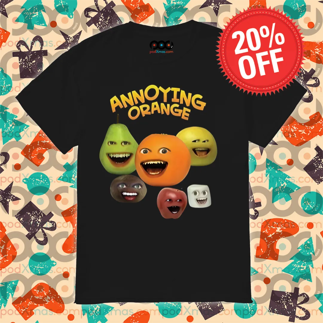 Fruit Smile Funny Face Annoying Orange Shirt