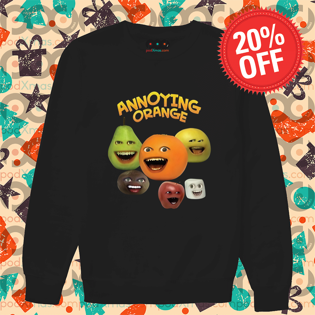 Fruit Smile Funny Face Annoying Orange Shirt