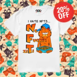 Garfield I Hate NFTs No Fuckin Ziti 2024 Shirt