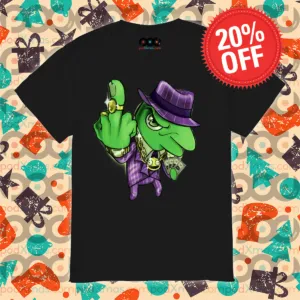 Glep Smiling Middle Finger Gangster Money Flex 2024 Shirt