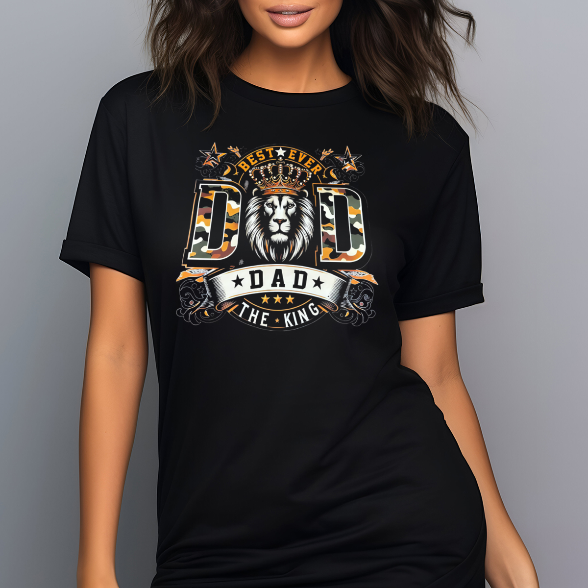 Lion Dad Best Ever The King 2024 Shirt