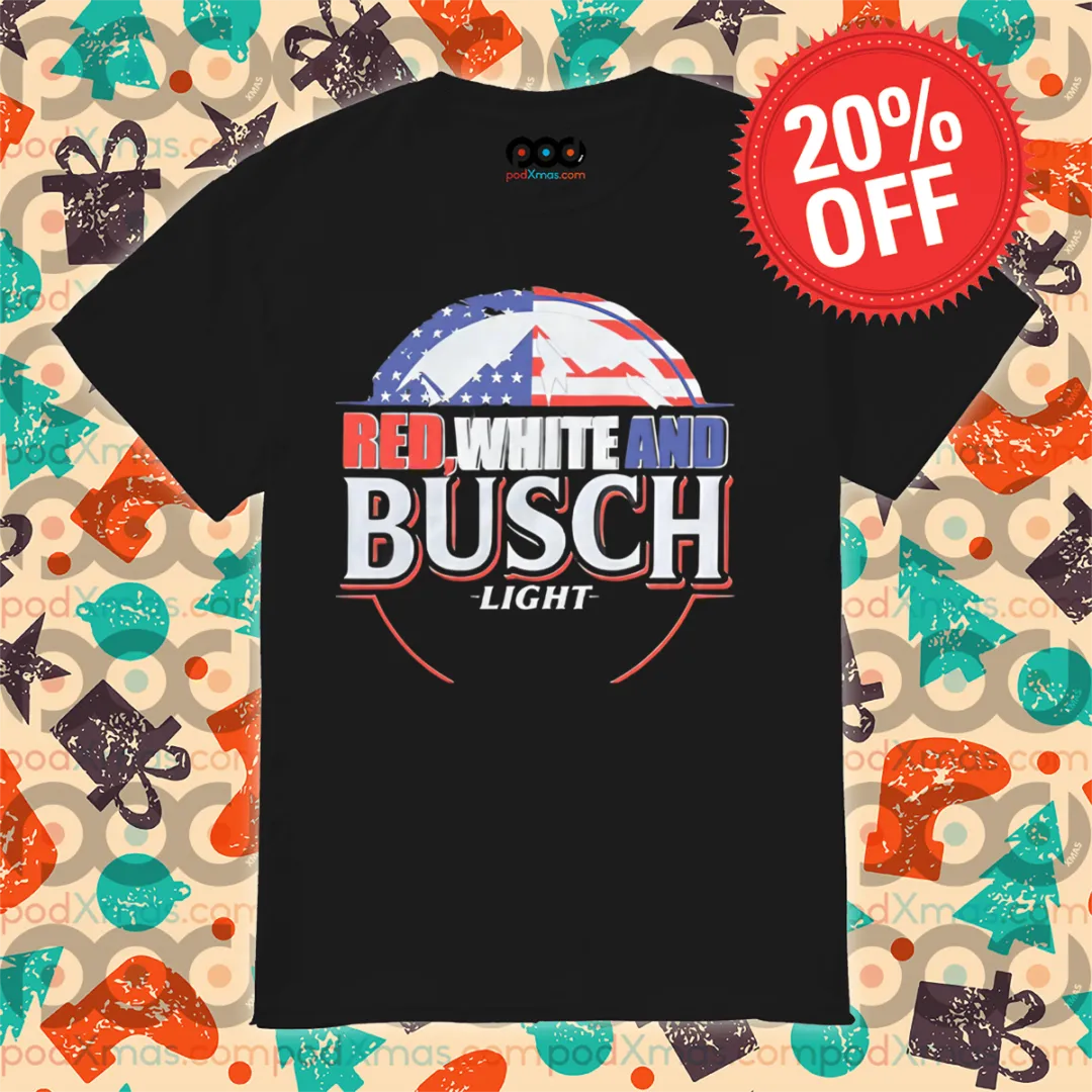 Red White And Busch Light Shirt