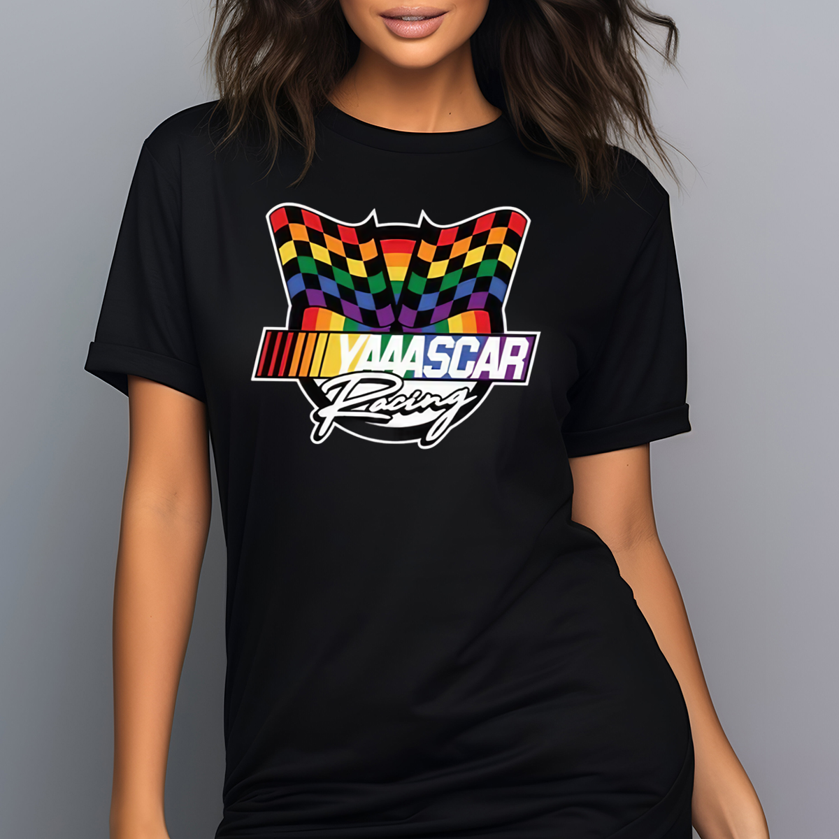 Yaaascar Racing LGBTQ Flag 2024 Shirt