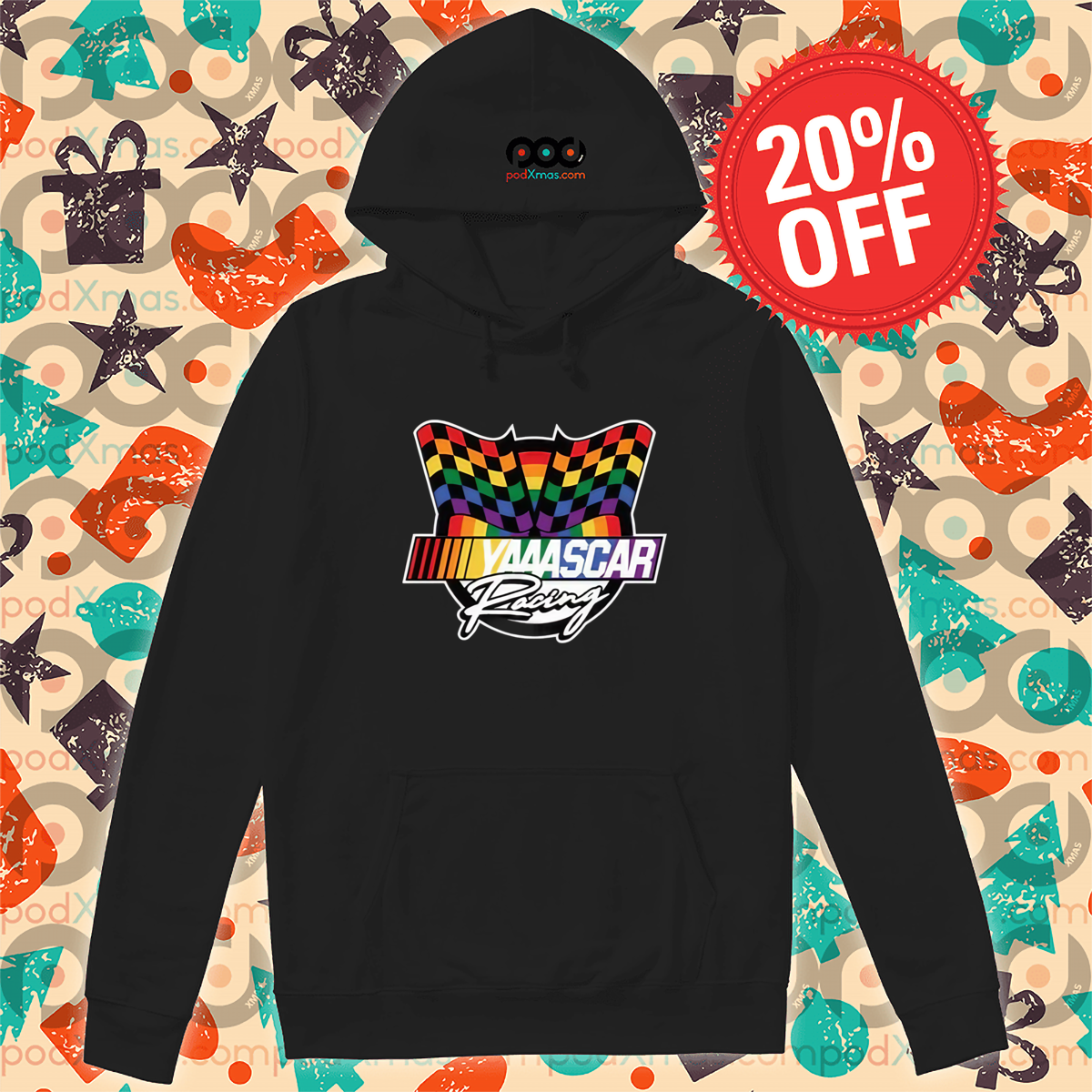 Yaaascar Racing LGBTQ Flag 2024 Shirt