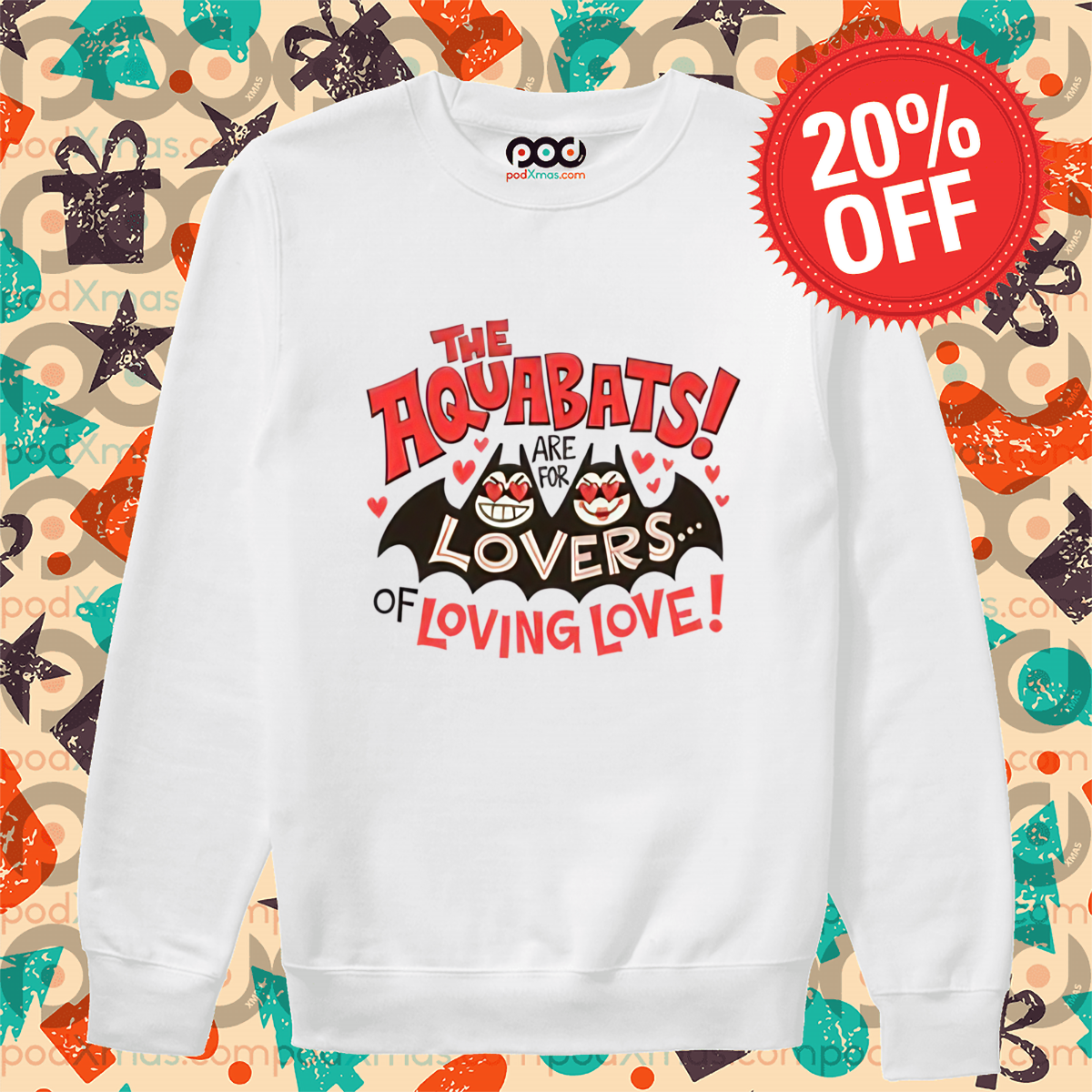 Bat Couple The Aquabats Are For Lovers Of Loving Love 2024 Shirt
