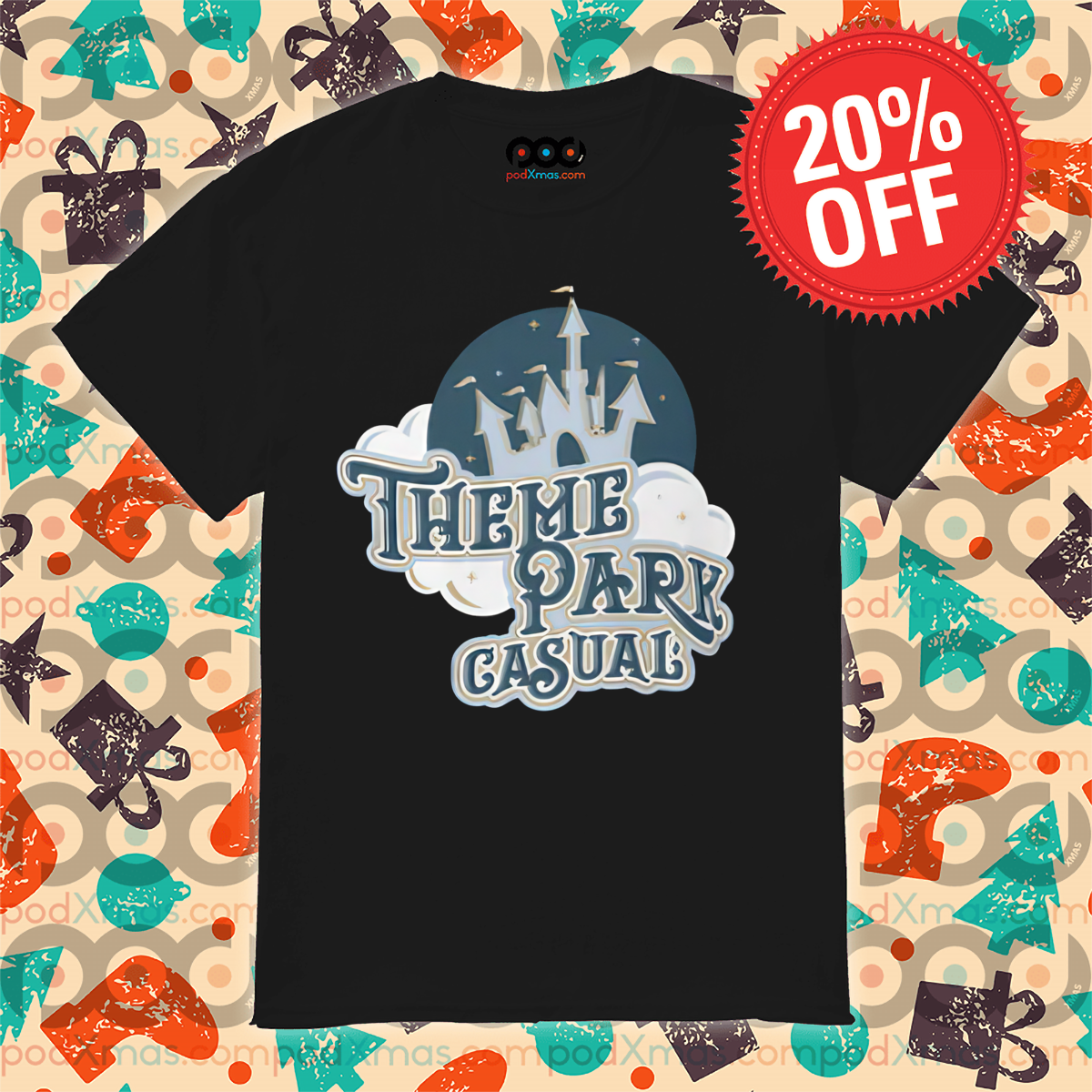 Disney Castle Theme Park Casual 2024 Shirt