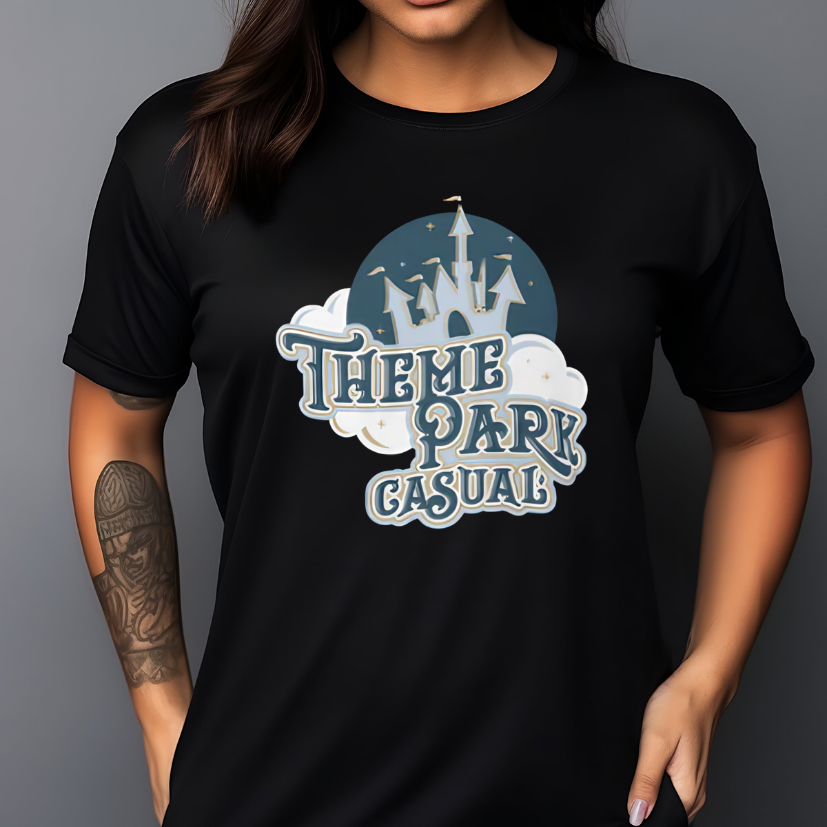 Disney Castle Theme Park Casual 2024 Shirt