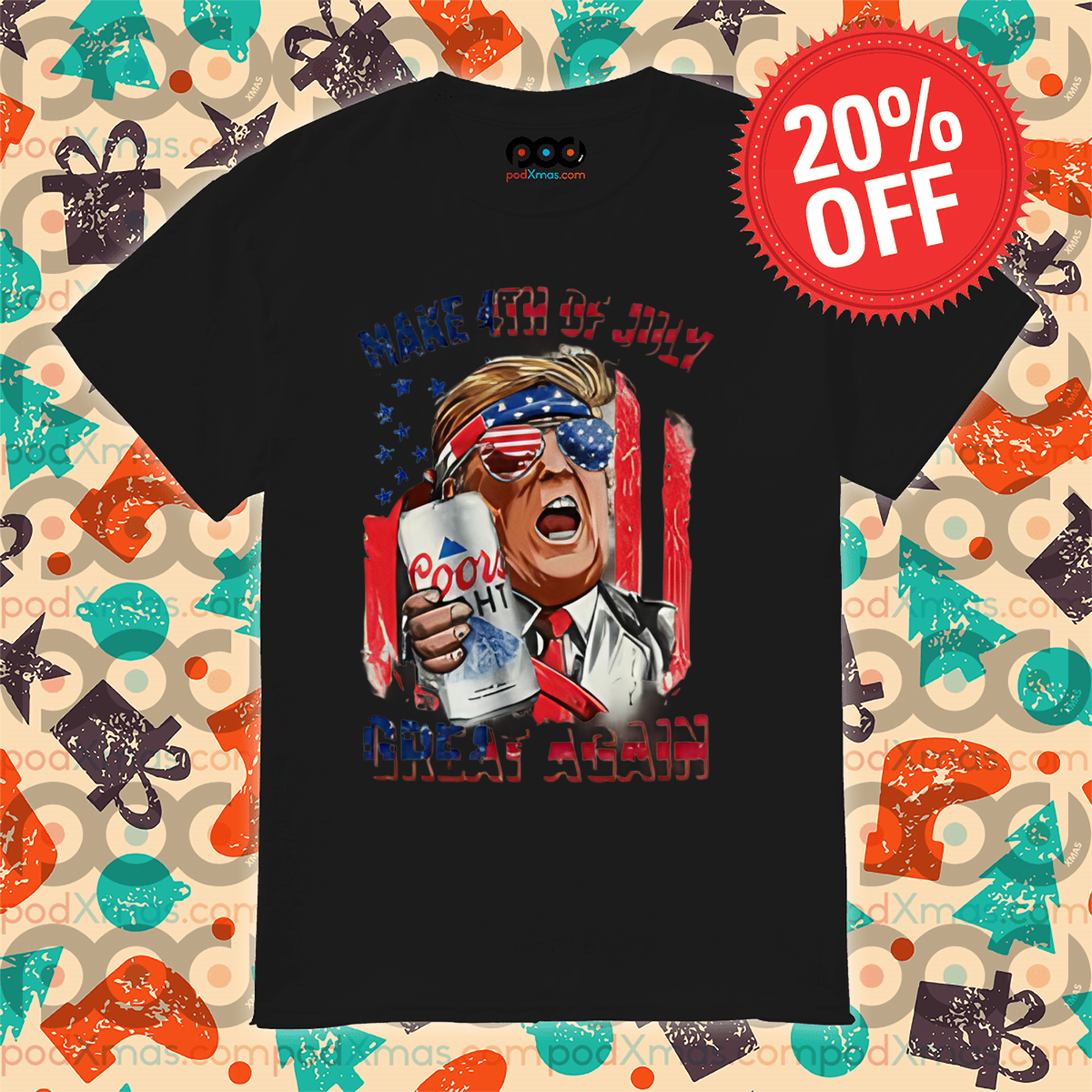 Donald Trump Make 4th Of July Great Again 2024 Shirt