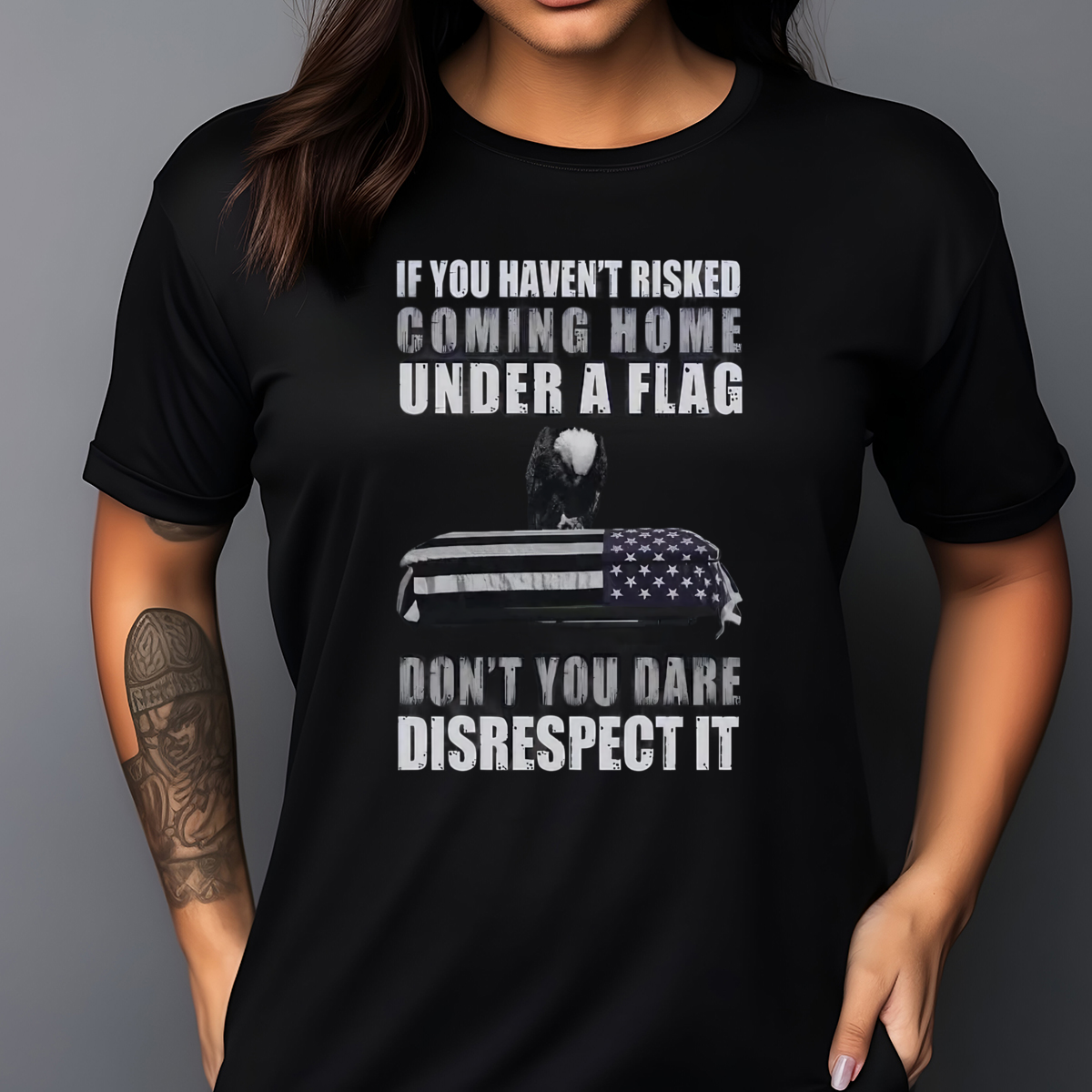 Eagles If You Haven't Risked Coming Home Under A Flag Shirt
