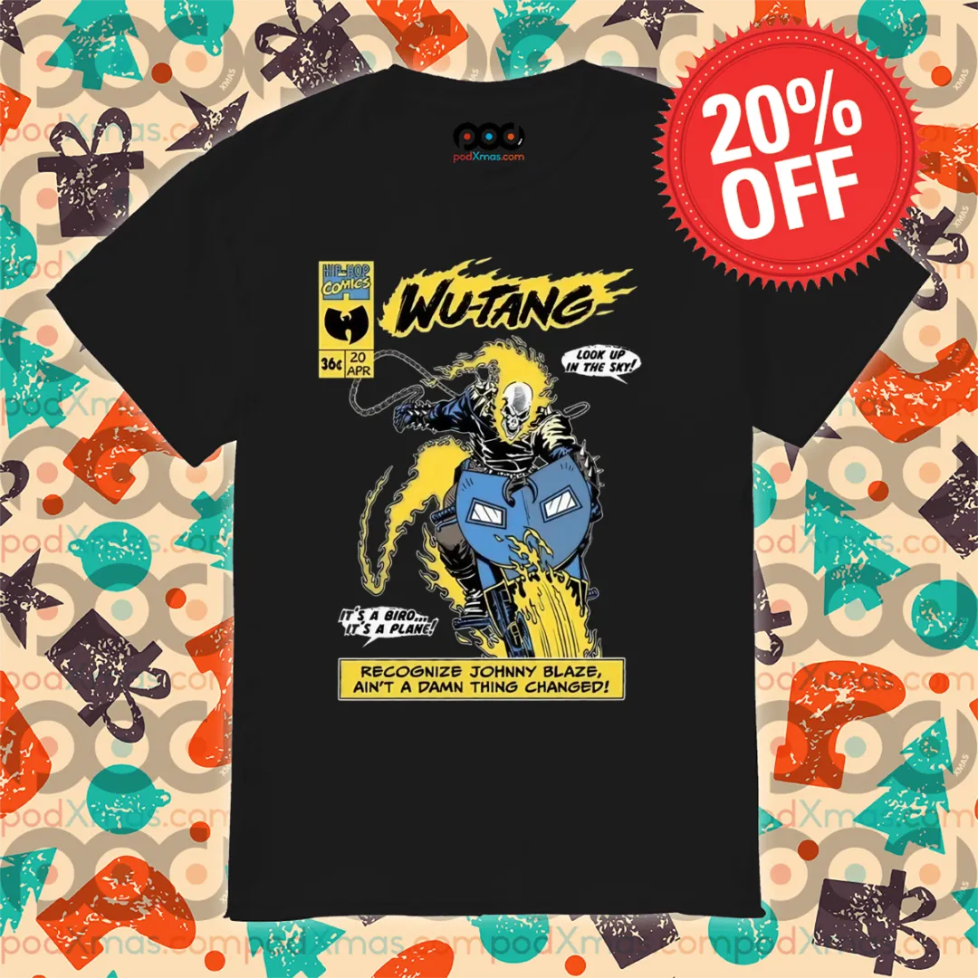 Ghost Rider Wu-Tang Look Up In The Sky 2024 Shirt