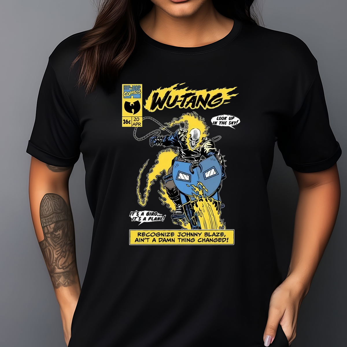 Ghost Rider Wu-Tang Look Up In The Sky 2024 Shirt