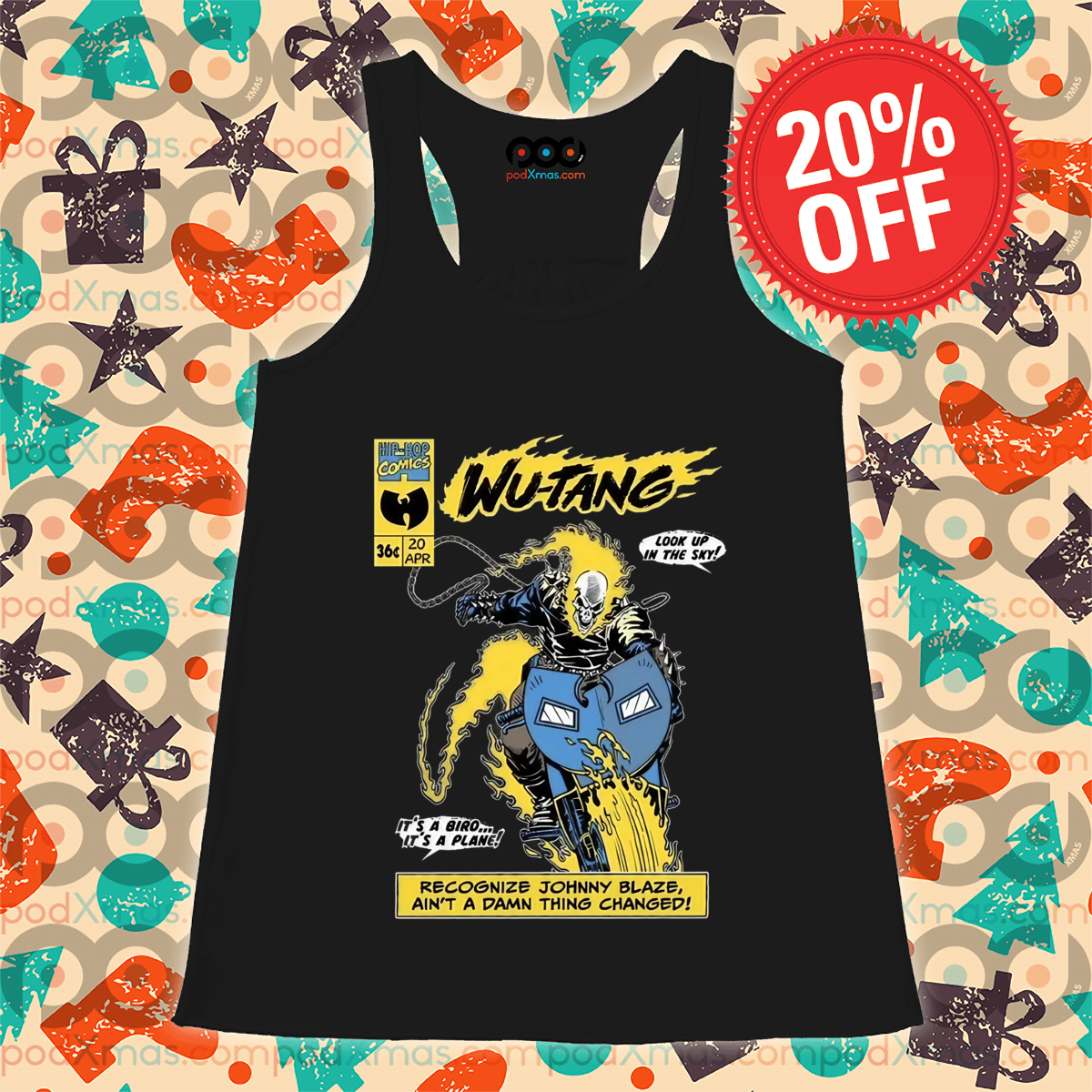 Ghost Rider Wu-Tang Look Up In The Sky 2024 Shirt