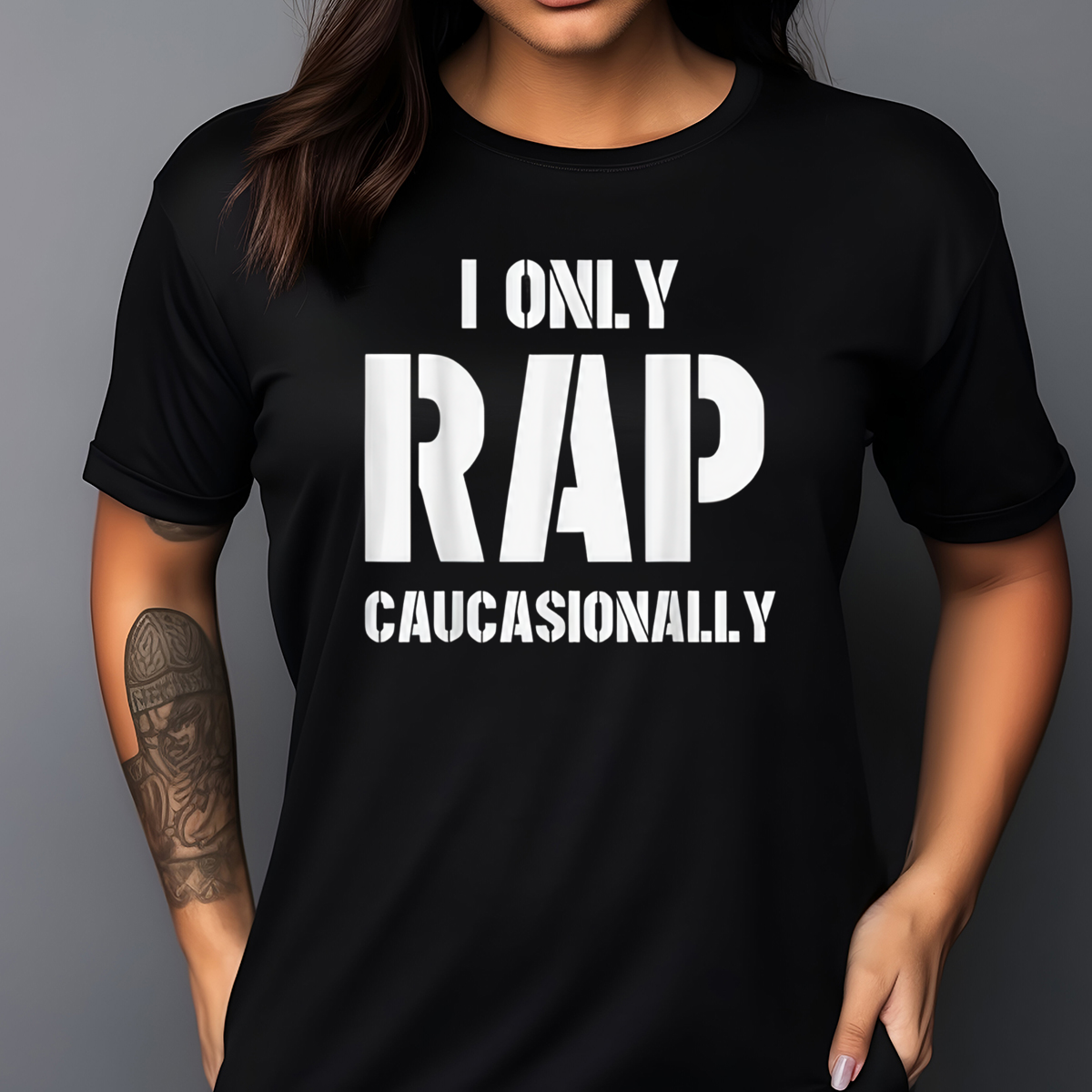 I Only Rap Caucasionally 2024 Shirt