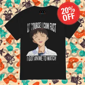 Ikari Shinji Of Course I Cum Fast I Got Anime To Watch 2024 Shirt