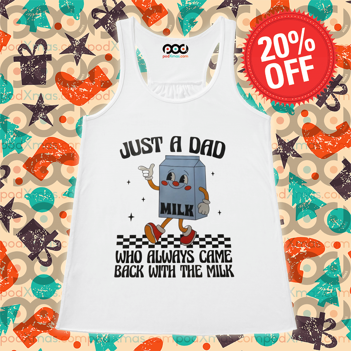 Just A Dad Who Always Came Back With The Milk Retro 2024 Shirt