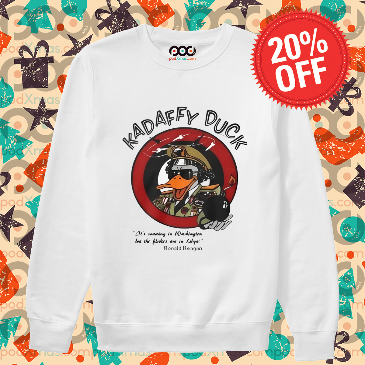 Kadafa Duck Ronald Regan 2024 Shirt