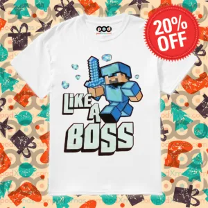 Minecraft Like A Boss 2024 Shirt