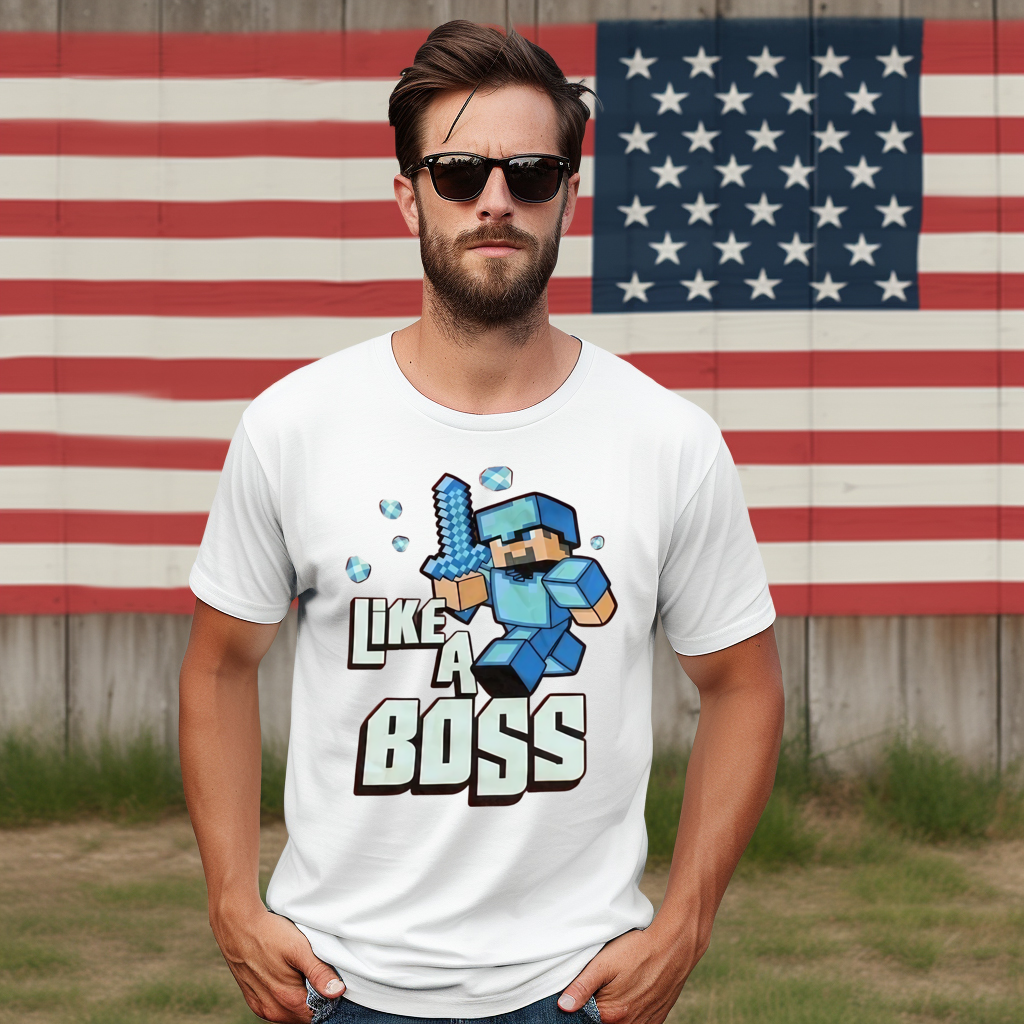 Minecraft Like A Boss 2024 Shirt
