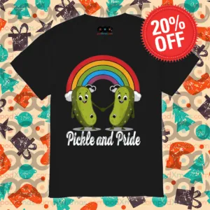 Pickle And Pride Rainbow LGBTQ Pride Month 2024 Shirt
