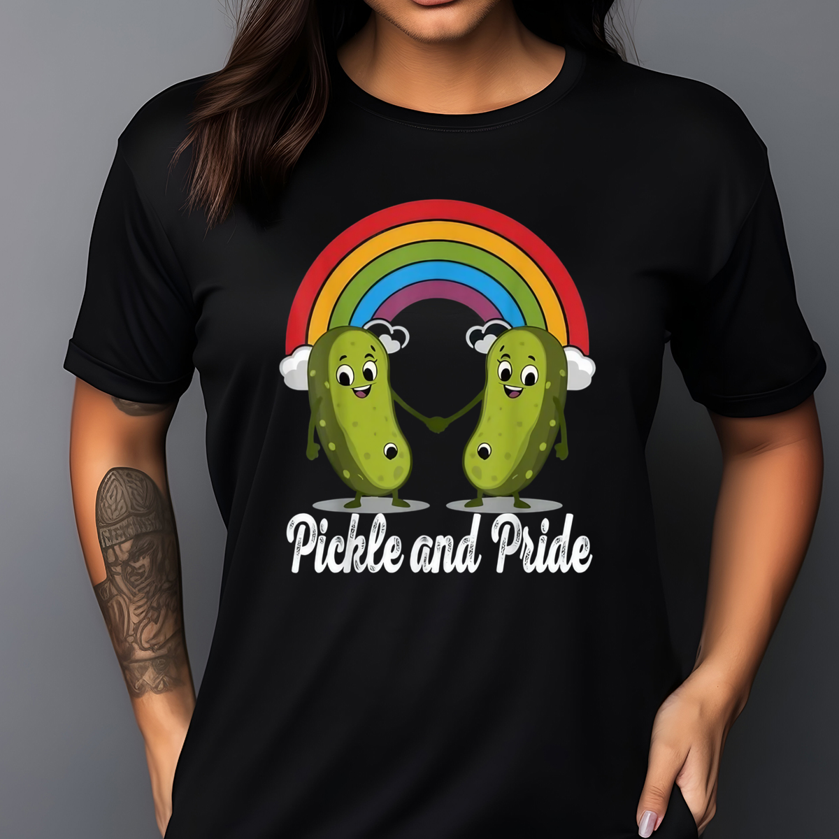 Pickle And Pride Rainbow LGBTQ Pride Month 2024 Shirt