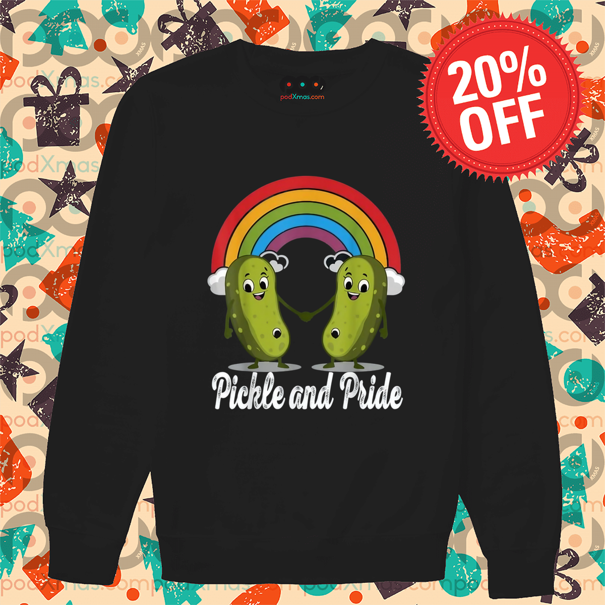 Pickle And Pride Rainbow LGBTQ Pride Month 2024 Shirt