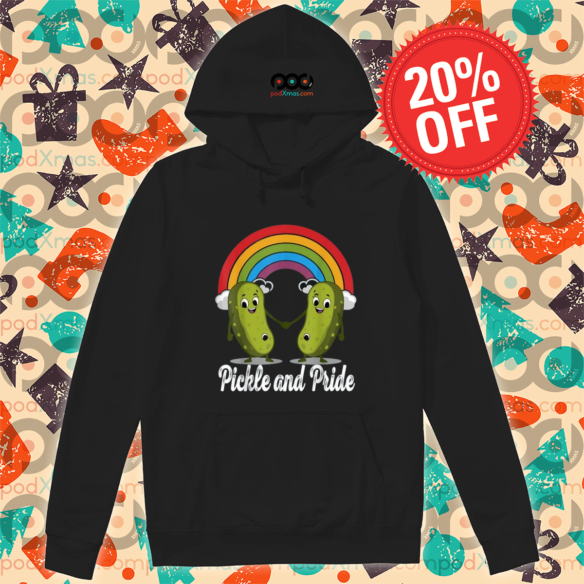 Pickle And Pride Rainbow LGBTQ Pride Month 2024 Shirt