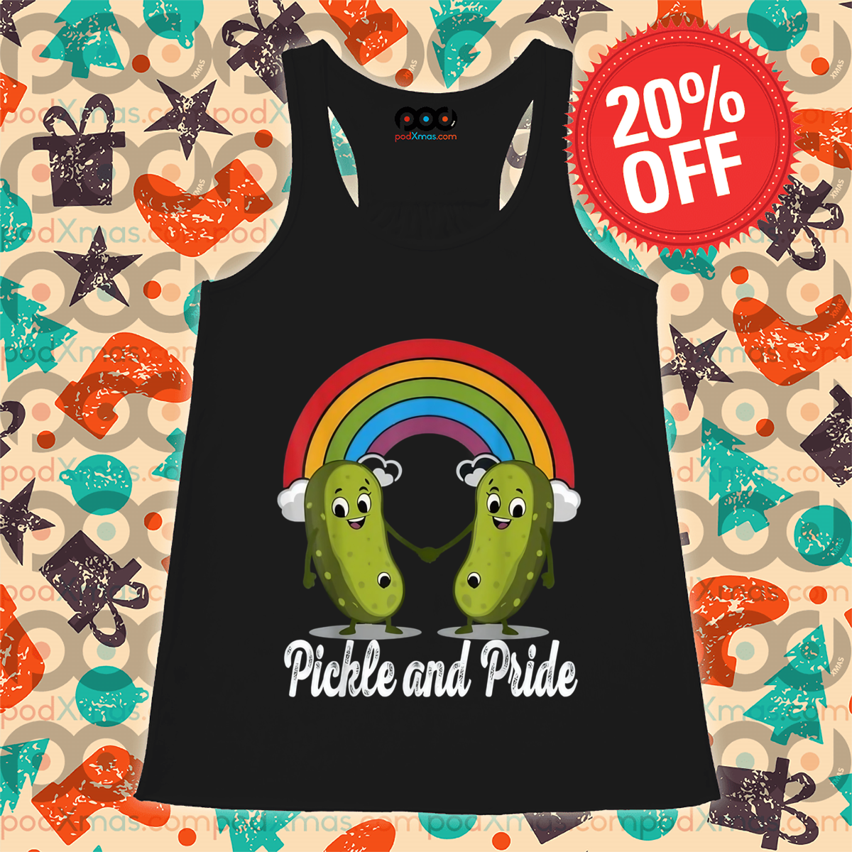 Pickle And Pride Rainbow LGBTQ Pride Month 2024 Shirt