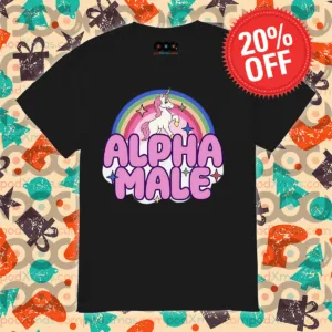 Unicorn Alpha Male Rainbow Pride Month 2024 Shirt