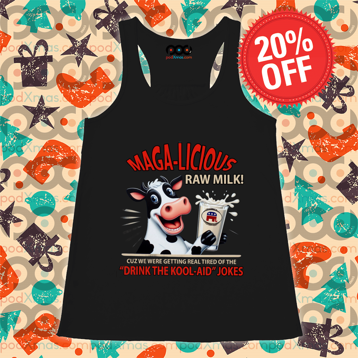 Cow Maga-Licious Raw Milk Cuz We Were Getting Real Tired Of The Drink The Kool-Aid Joker shirt