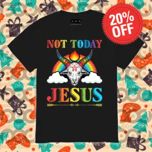 Goat Rainbow Not Today Jesus 2024 Shirt